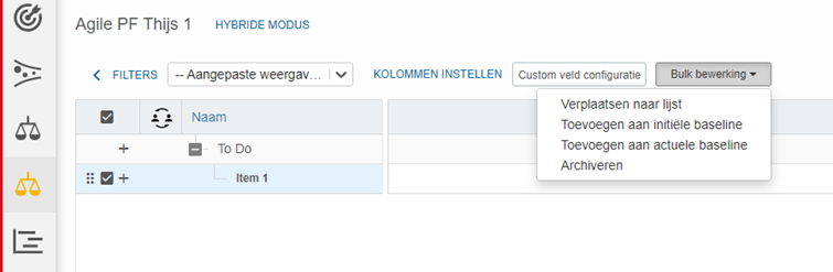 mijlpalenplanning